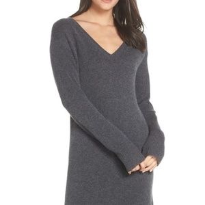 Something Navy, Cashmere and Silk Sweater Dress